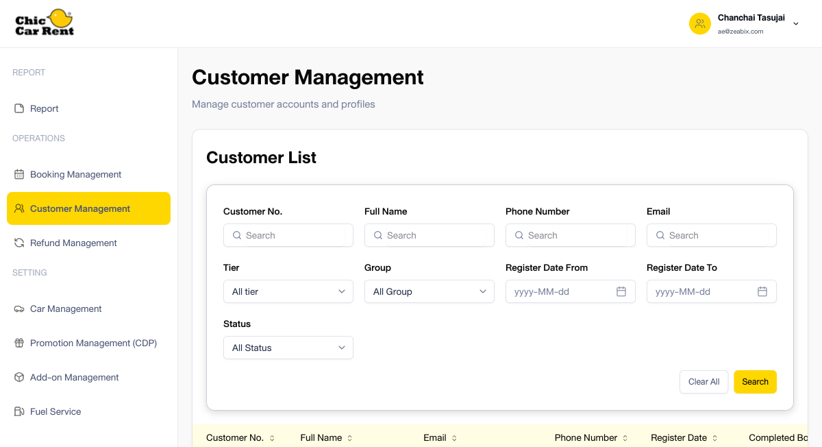 Customer Management